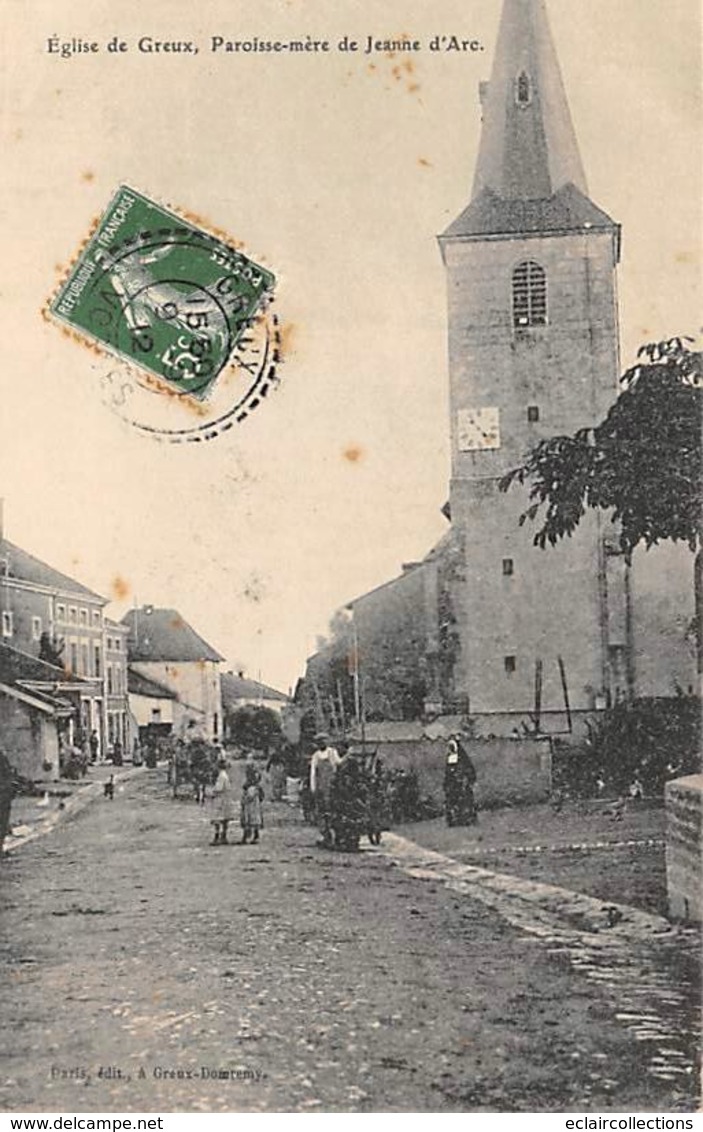 Greux      88       L'église. Paroisse Mère De Jeanne D'Arc      (voir Scan) - Altri & Non Classificati