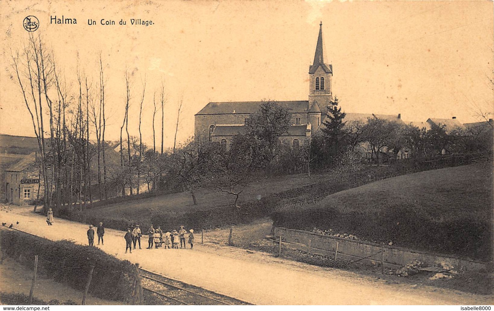 Luxembourg  Wellin  Halma  Un Coin Du Village Enfants Eglise    I 4604 - Wellin