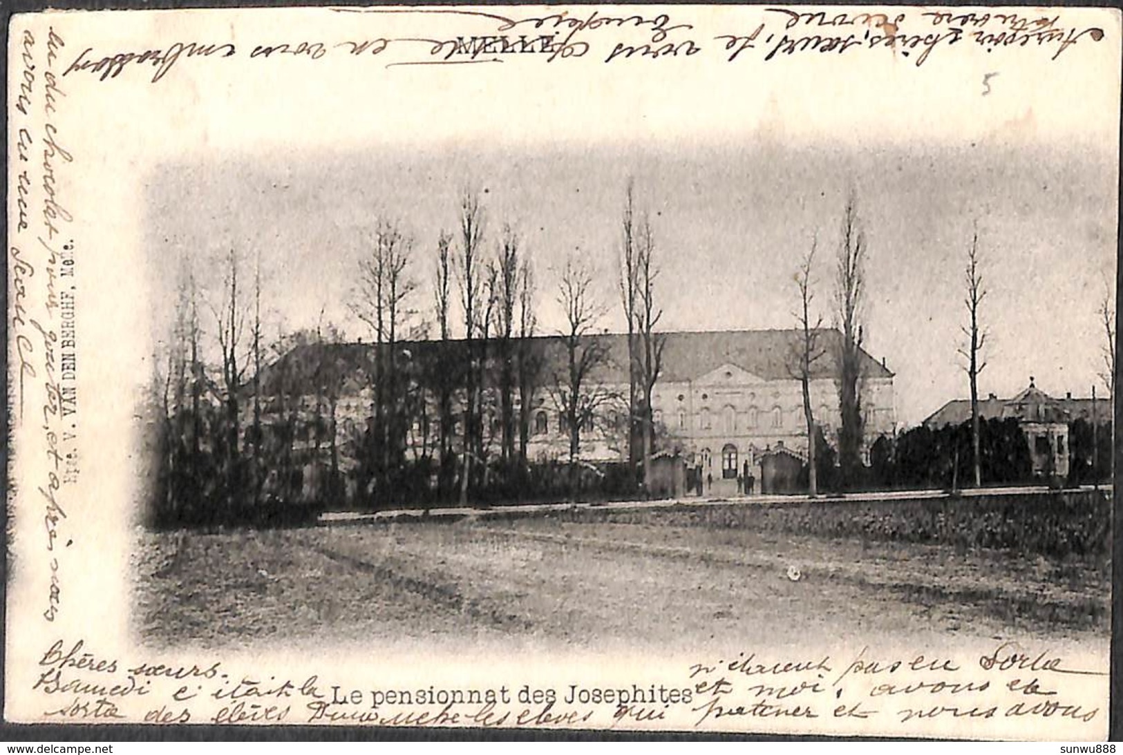 Melle - Le Pensionnat Des Josephites (Edit. V. Van Den Berghf, 1902) - Melle