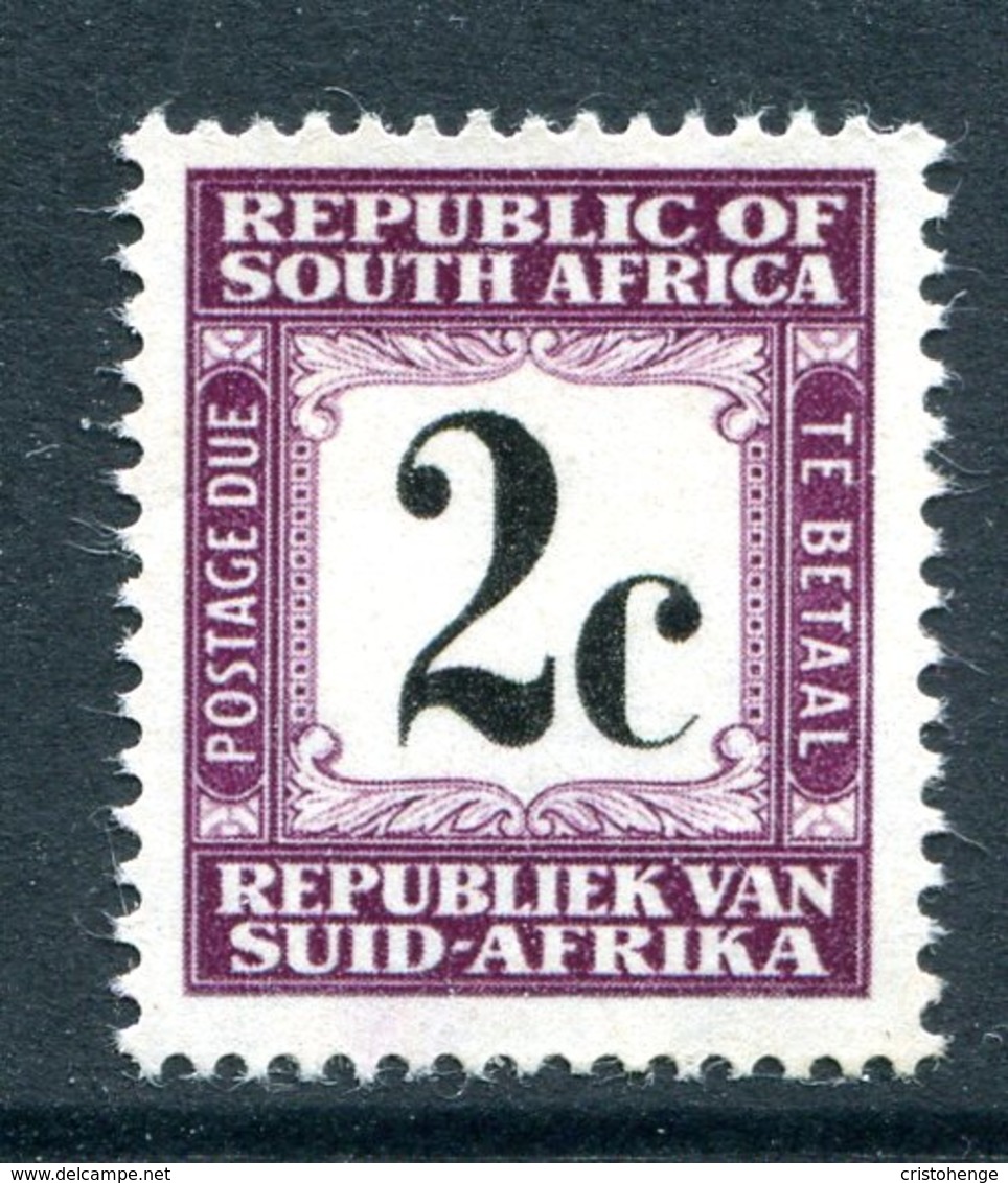 South Africa 1961-69 Postage Dues - 1st Wmk. - 2c Deep Reddish Violet MNH (SG D53) - Postage Due