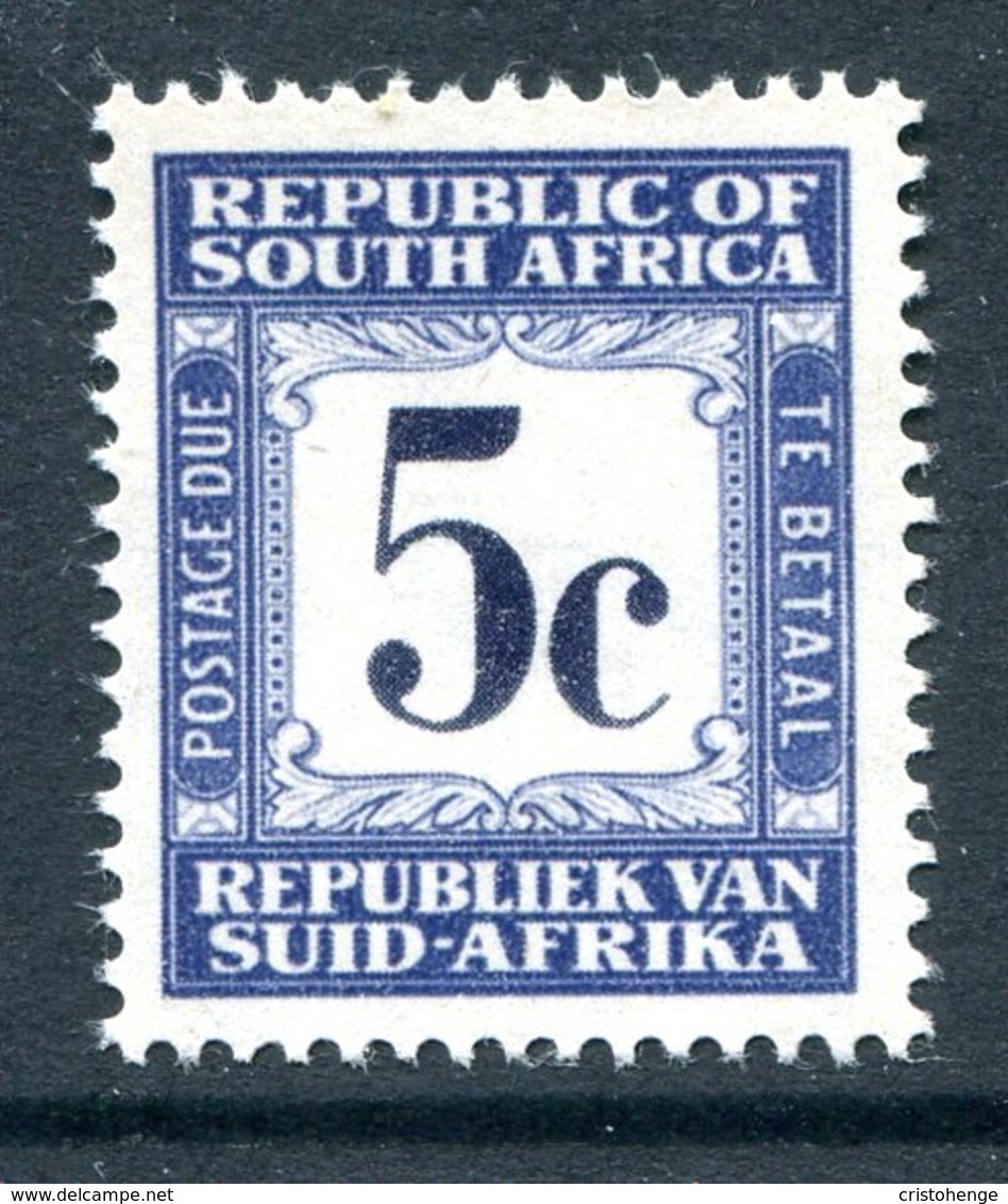 South Africa 1961-69 Postage Dues - 1st Wmk. - 5c Blue MNH (SG D55) - Impuestos