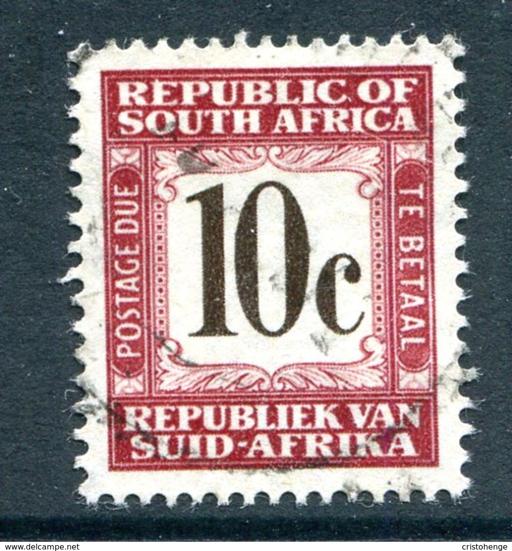 South Africa 1961-69 Postage Dues - 1st Wmk. - 10c Brown Used (SG D58) - Postage Due