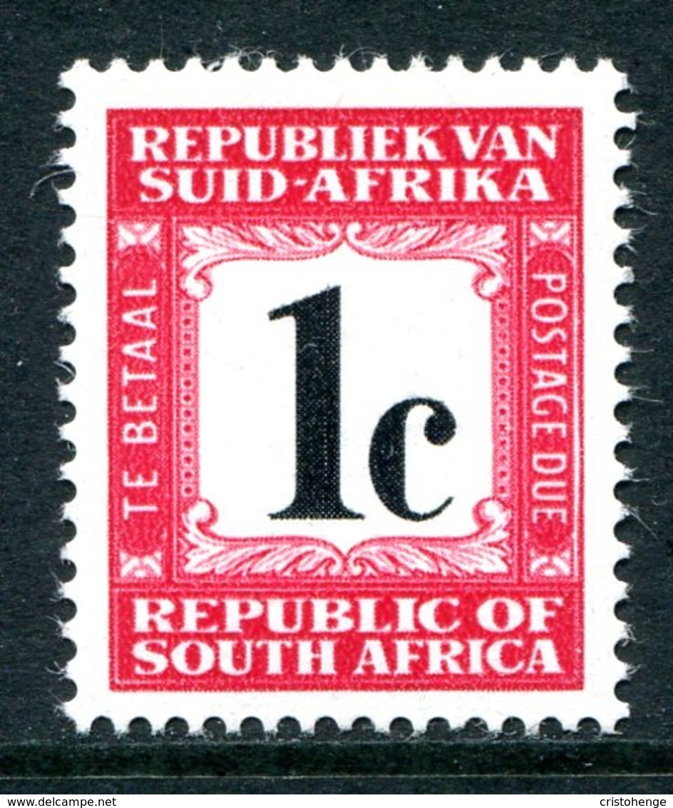 South Africa 1967-71 Postage Dues - 2nd Wmk. - 1c Carmine MNH (SG D59) - Postage Due