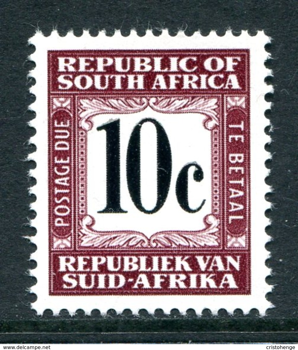 South Africa 1967-71 Postage Dues - 2nd Wmk. - 10c Brown MNH (SG D70) - Postage Due