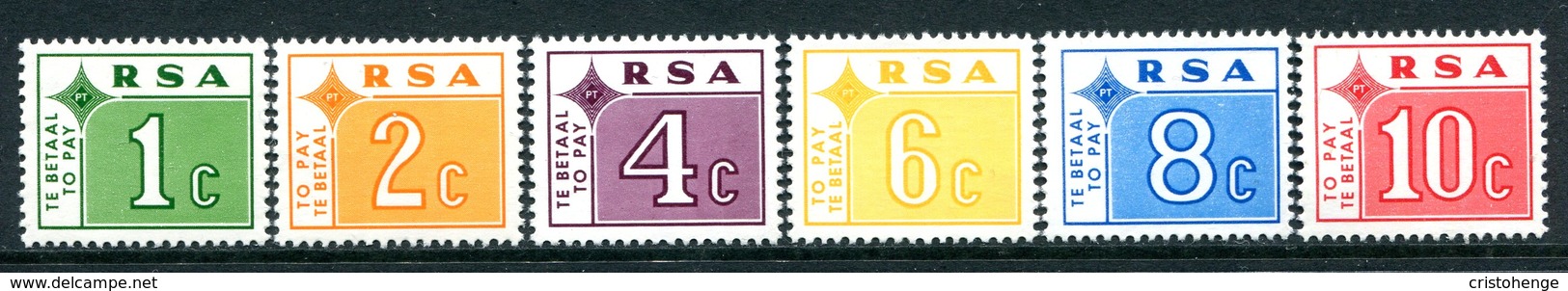 South Africa 1972 Postage Dues Set MNH (SG D75-D80) - Postage Due