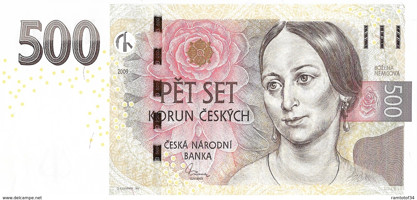 REPUBLIQUE TCHEQUE - 500 Korun 2009 UNC - Checoslovaquia