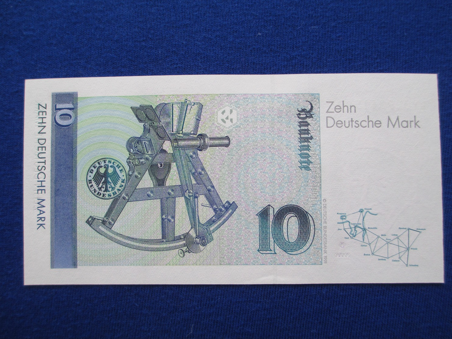 10 Deutsche Mark 1993, UNC - Kassenfrisch,  Original - 10 DM