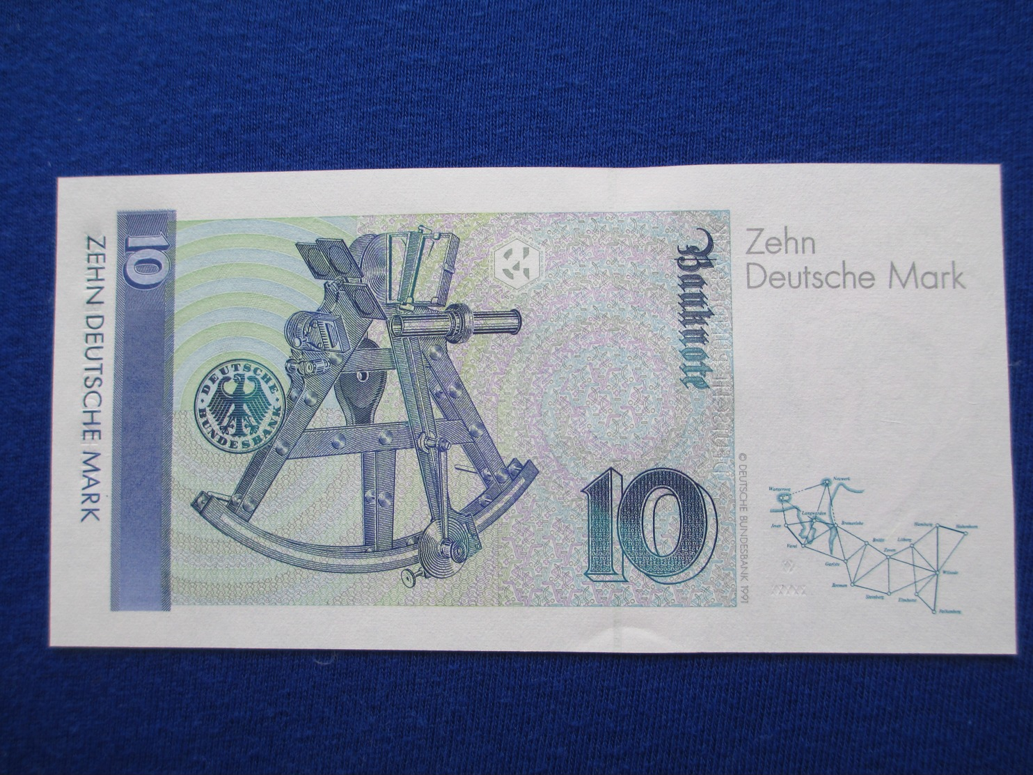 10 Deutsche Mark 1999, UNC - Kassenfrisch, Original - 10 DM