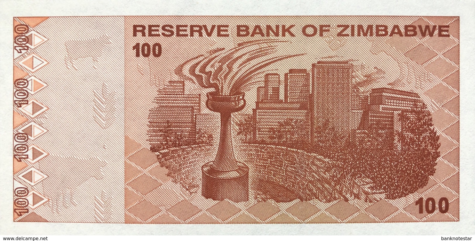 Zimbabwe 100 Dollars, P-97 (2009) - UNC - Zimbabwe