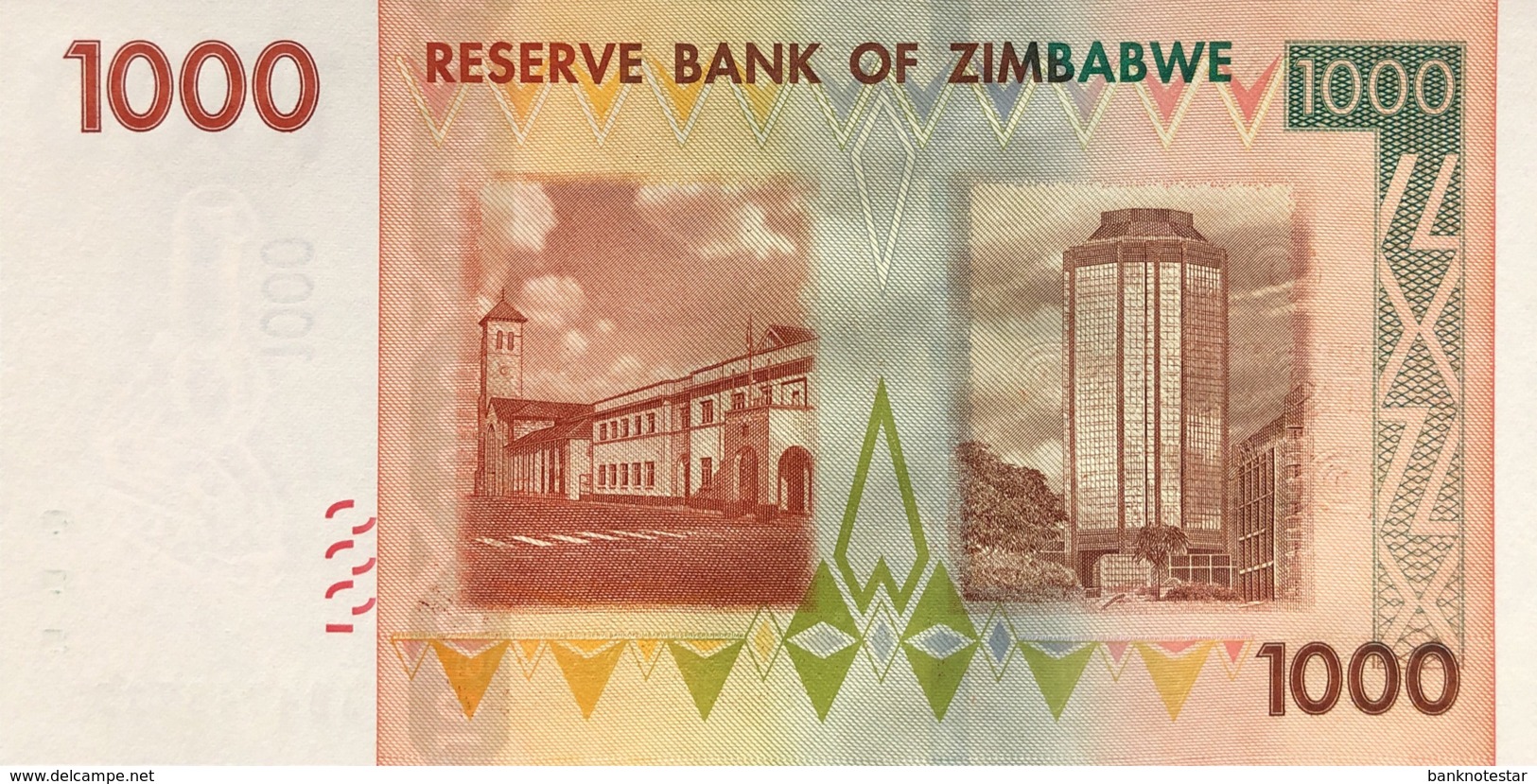 Zimbabwe 1.000 Dollars, P-71 (2007) - UNC - Simbabwe