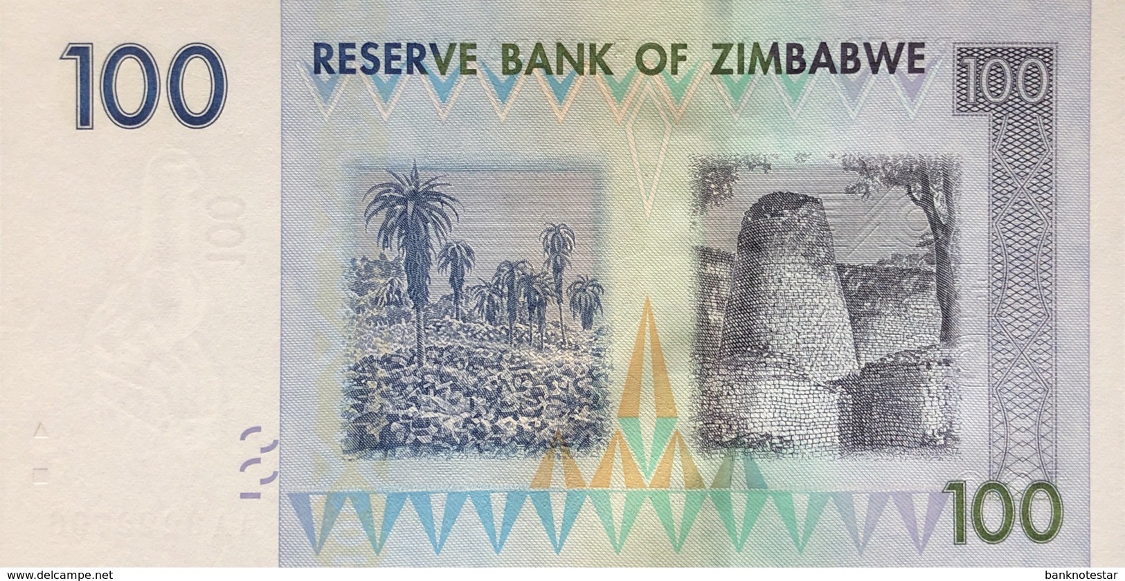 Zimbabwe 100 Dollars, P-69 (2007) - UNC - Simbabwe