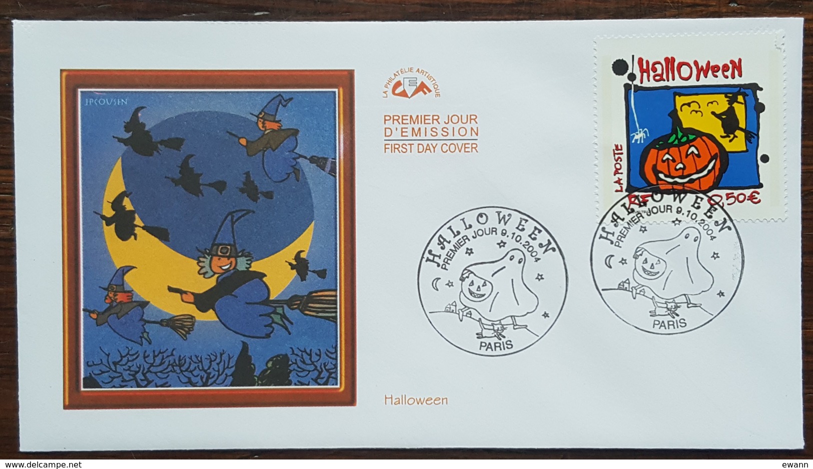 FDC 2004 - YT N°3713 - HALLOWEEN - PARIS - 2000-2009