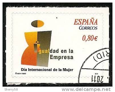 2011-ED. 4644-SERIE COMPLETA-DIA INTERNACIONAL DE LA MUJER-USADO - Usados