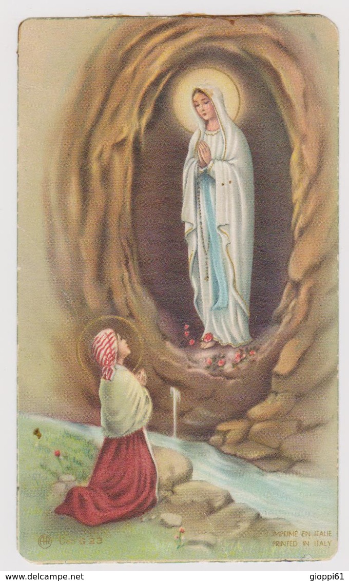 Vergine Maria (Fronte E Retro) - Devotion Images