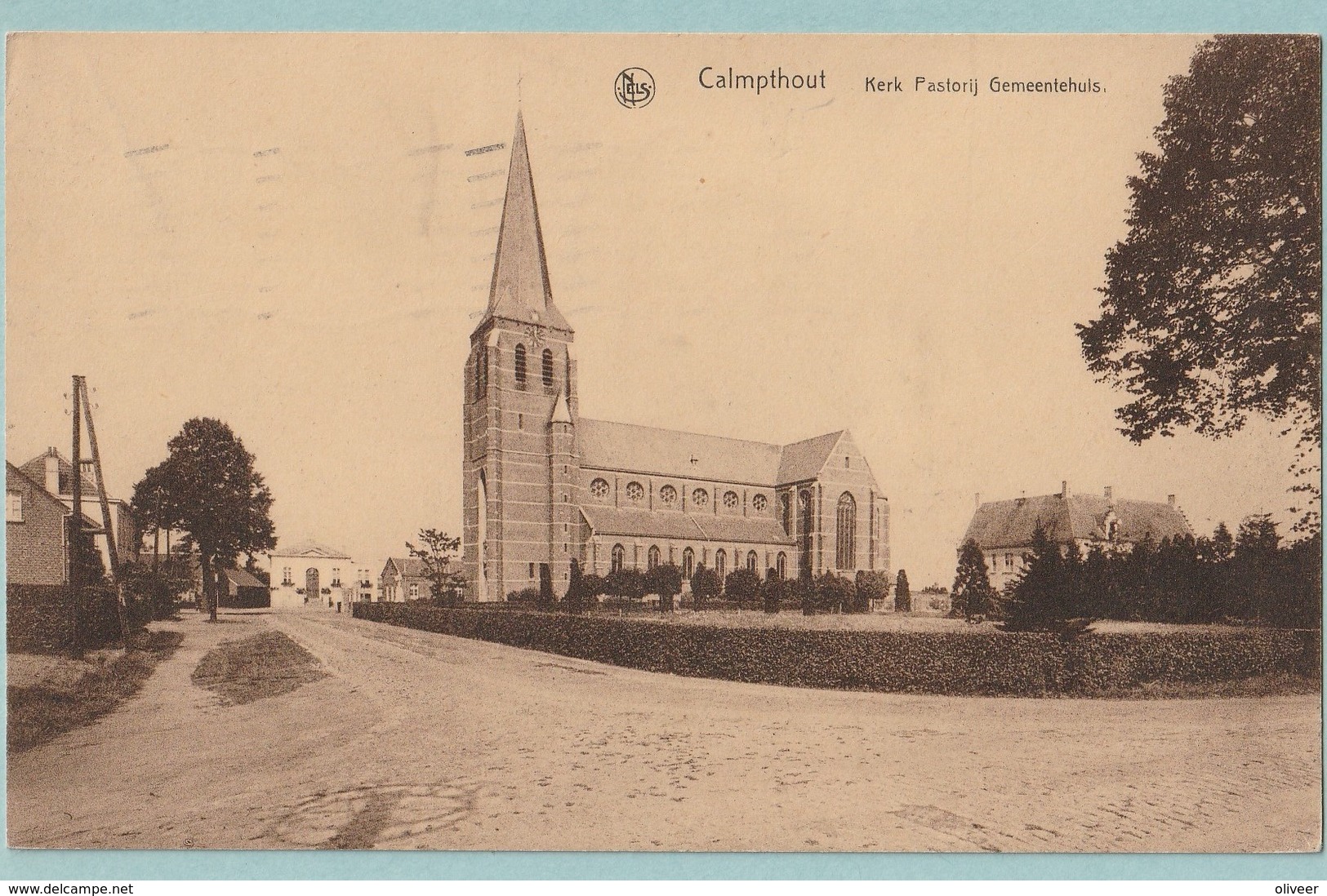 Calmpthout - Kerk Pastorij Gemeentehuis - Kalmthout