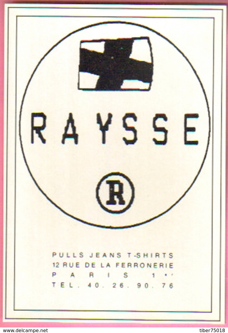 Carte Postale "Cart'Com" - Série Magasins, Boutiques De Mode - Raysse (pulls, Jeans, T-Shirts) - Mode