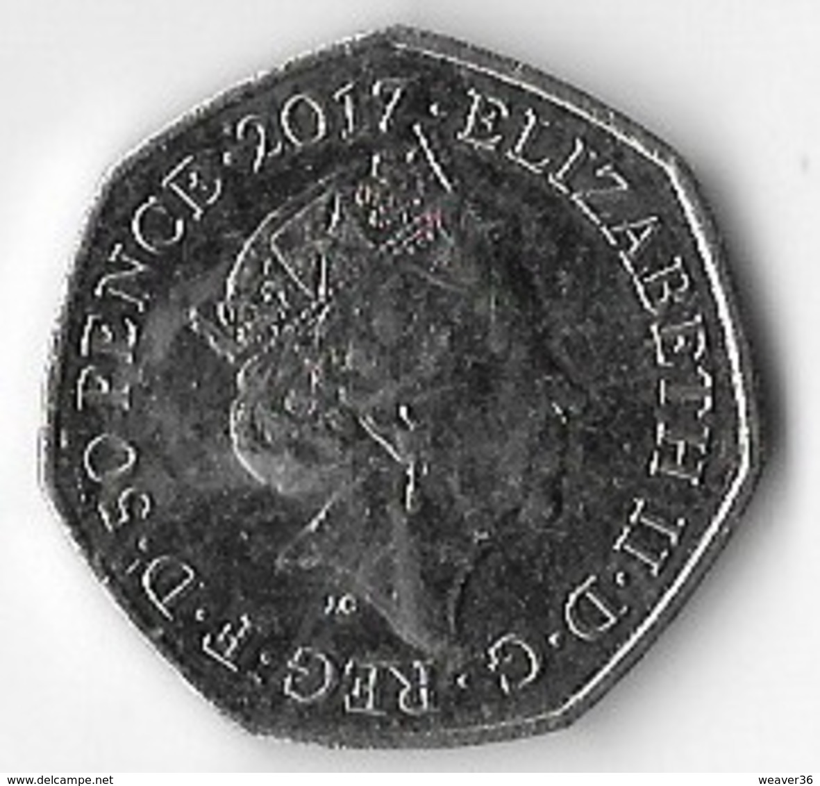 United Kingdom 2017 50p Mr Jeremy Fisher (A) [C821/2D] - 50 Pence
