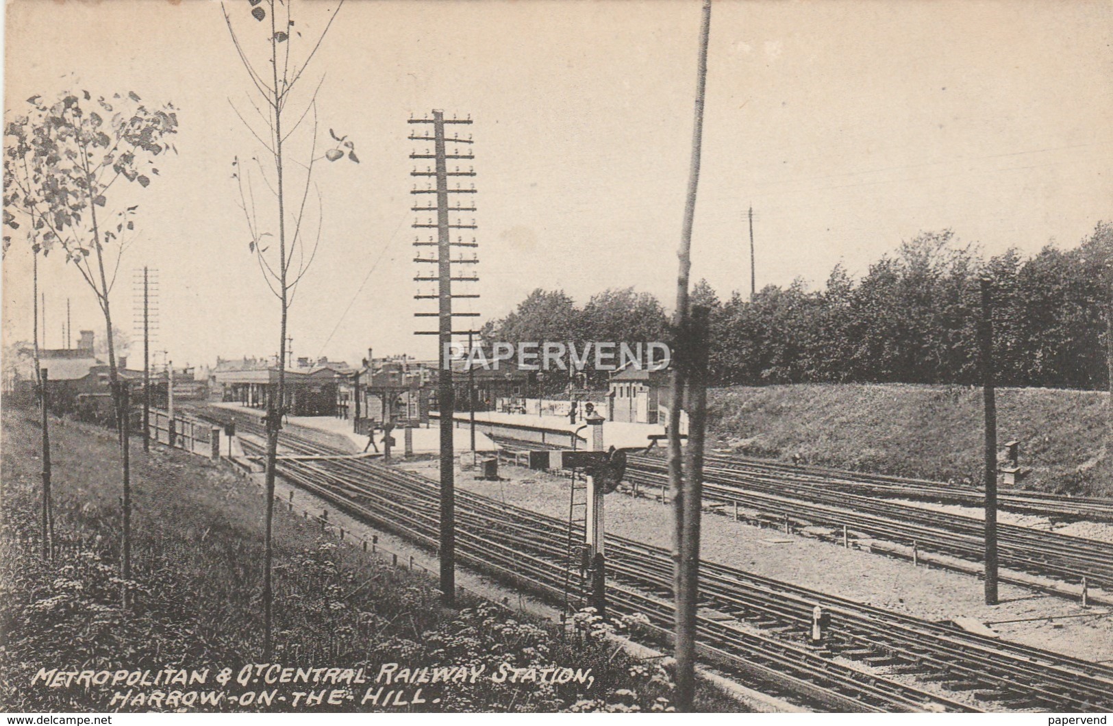 LONDON  HARROW-ON-THE -HILL Railway Station    L747 - Londres – Suburbios