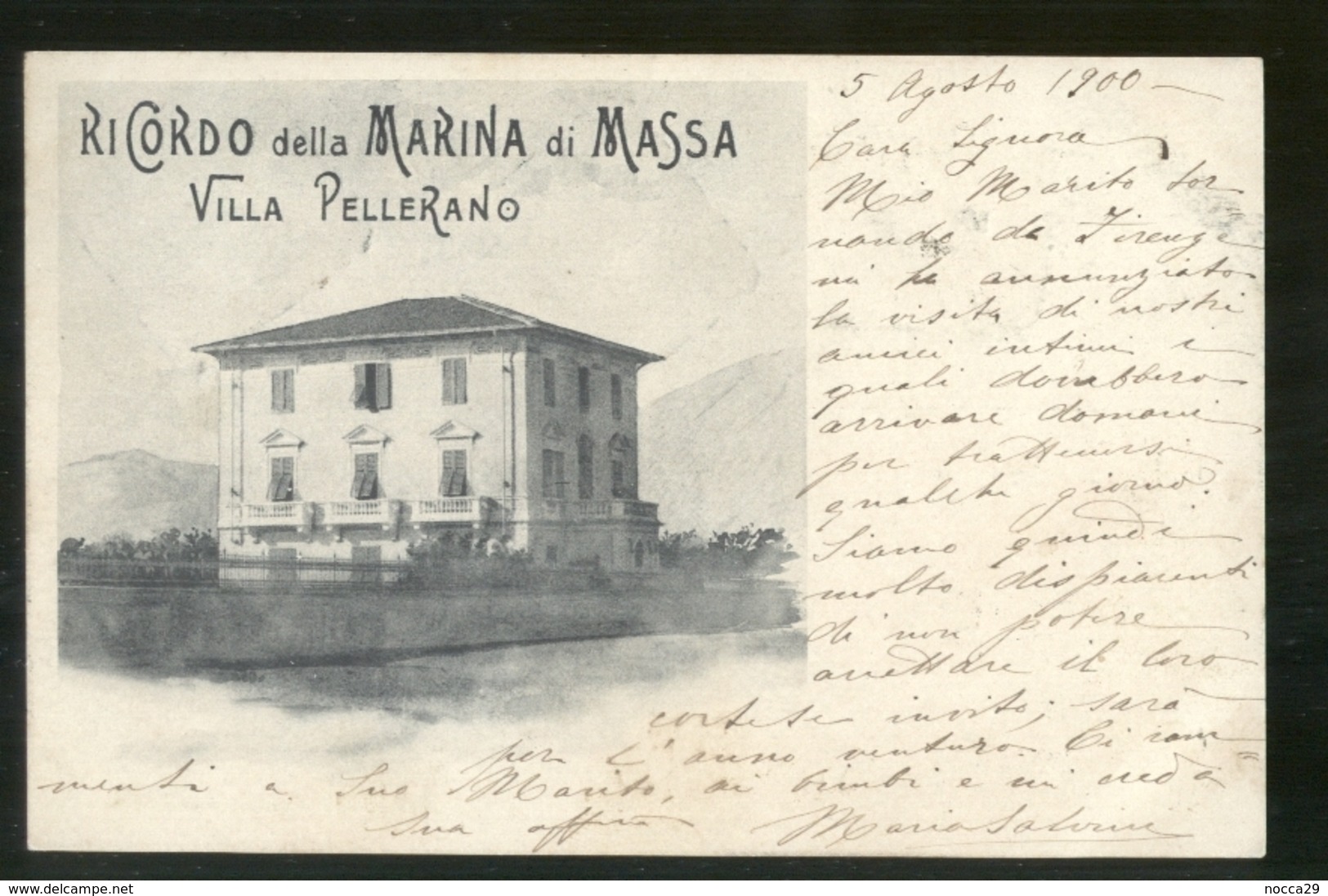 MARINA DI MASSA - 1900 - VILLA PELLERANO - Massa