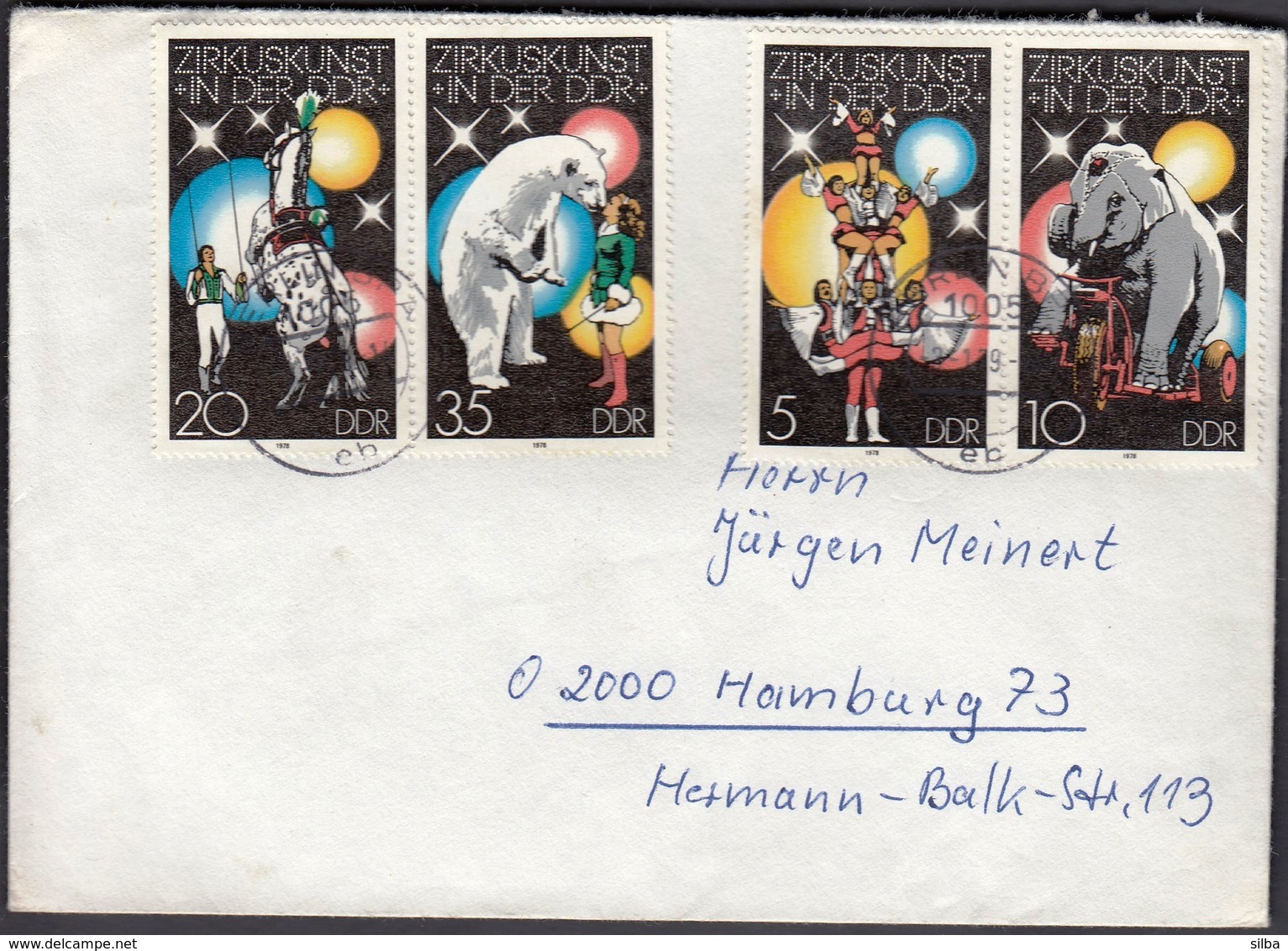 Germany DDR Berlin 1979 / Circus 1978 / Horse, Bear, Elephant - Andere & Zonder Classificatie