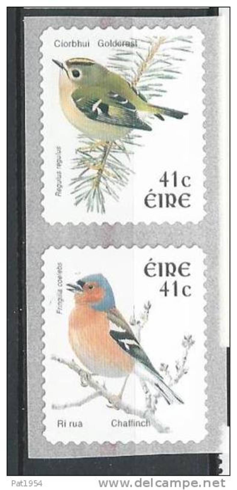 Irlande 2002 N°1436/1437 Neufs ** Oiseaux Adhésifs - Neufs