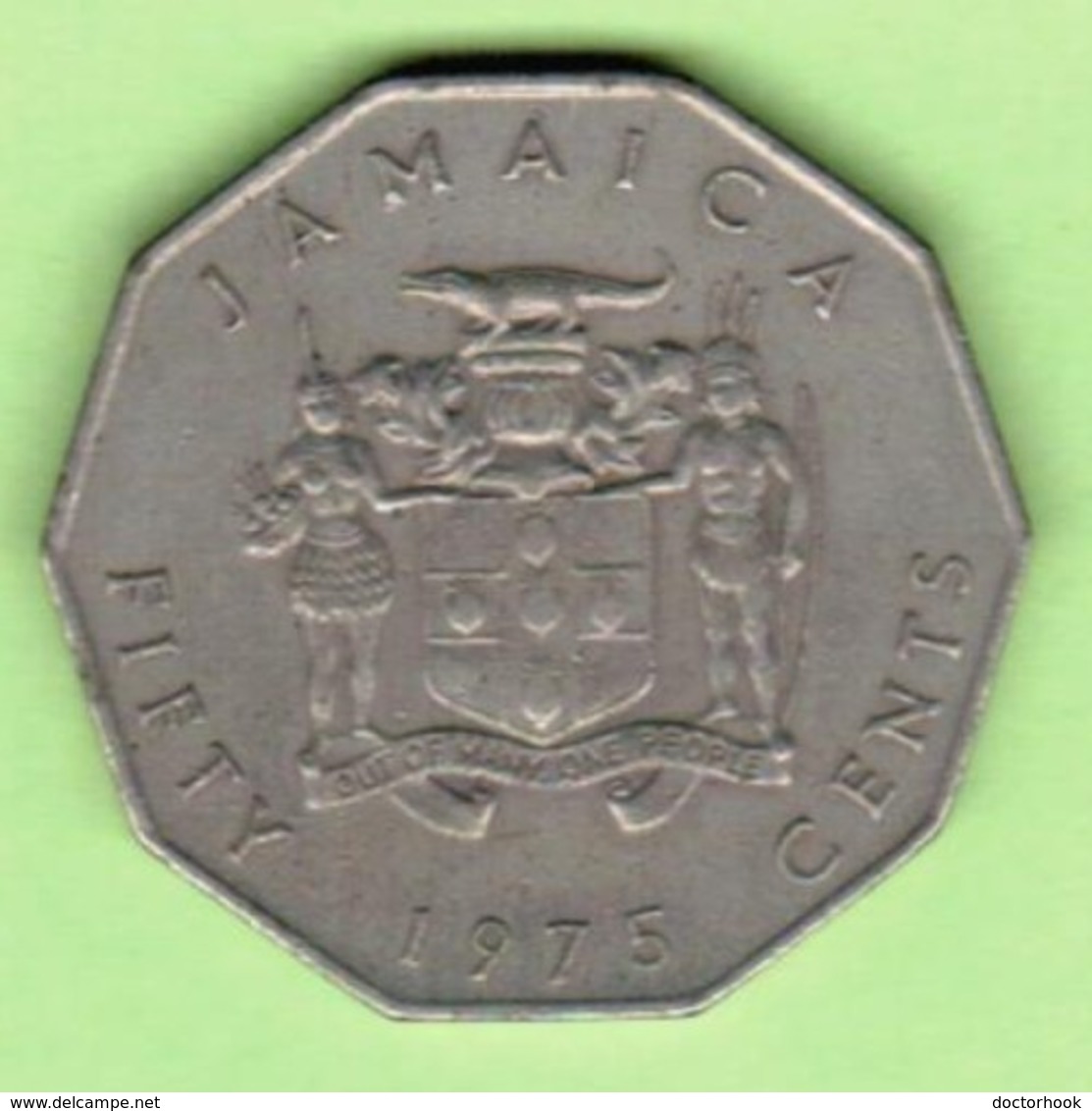 JAMAICA   50 CENTS 1975  (KM # 65) #5201 - Jamaica