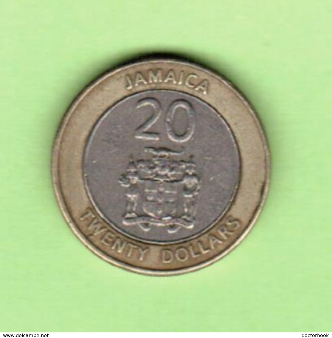 JAMAICA   $20.00 DOLLARS 2000  (KM # 182) #5204 - Jamaique