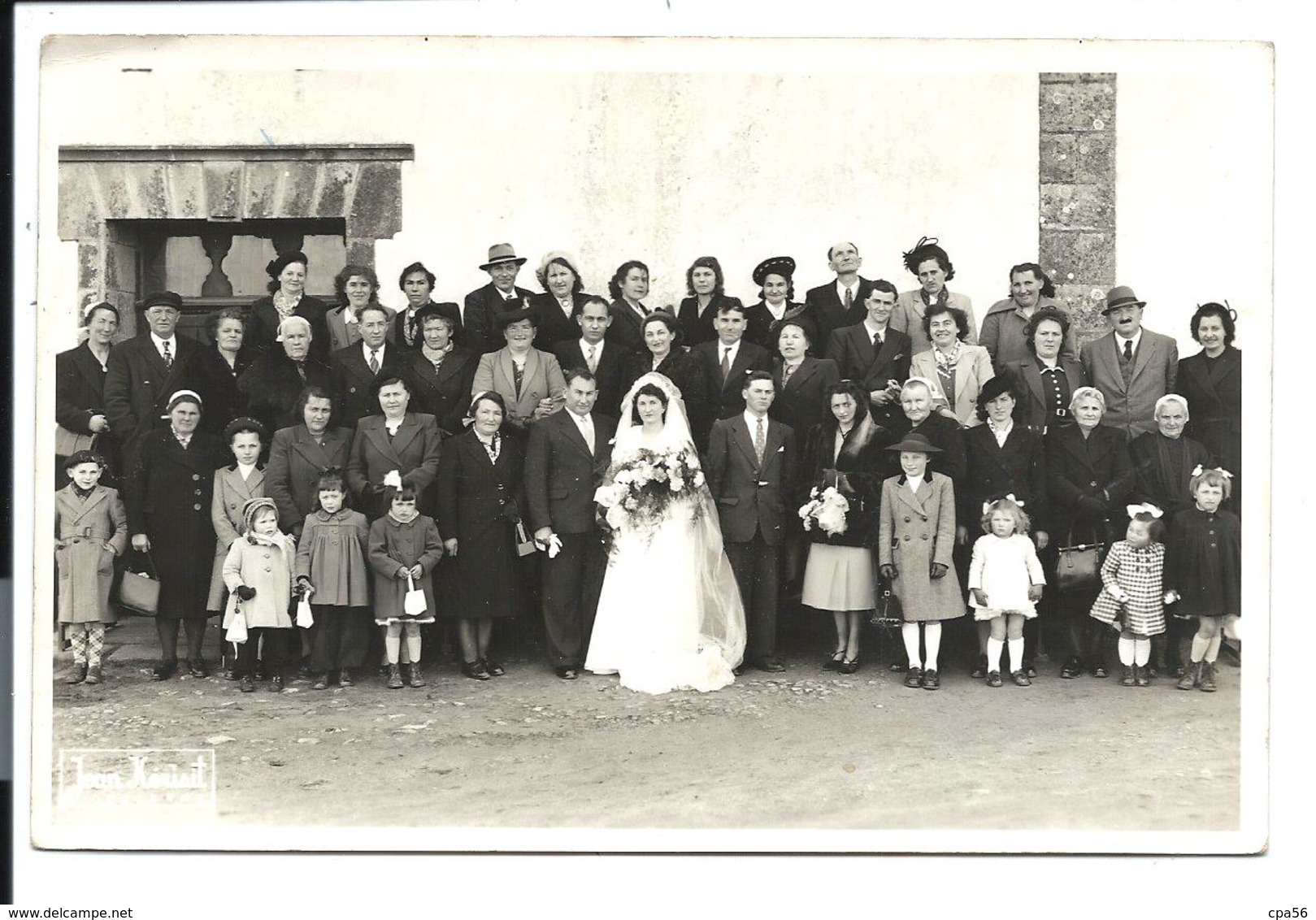 TREBEUZEC - BEUZEC CAP SIZUN - ESQUIBIEN - Mariage Mme LE LAY 1951 - Photo Jean  KERISIT Audierne - Otros & Sin Clasificación