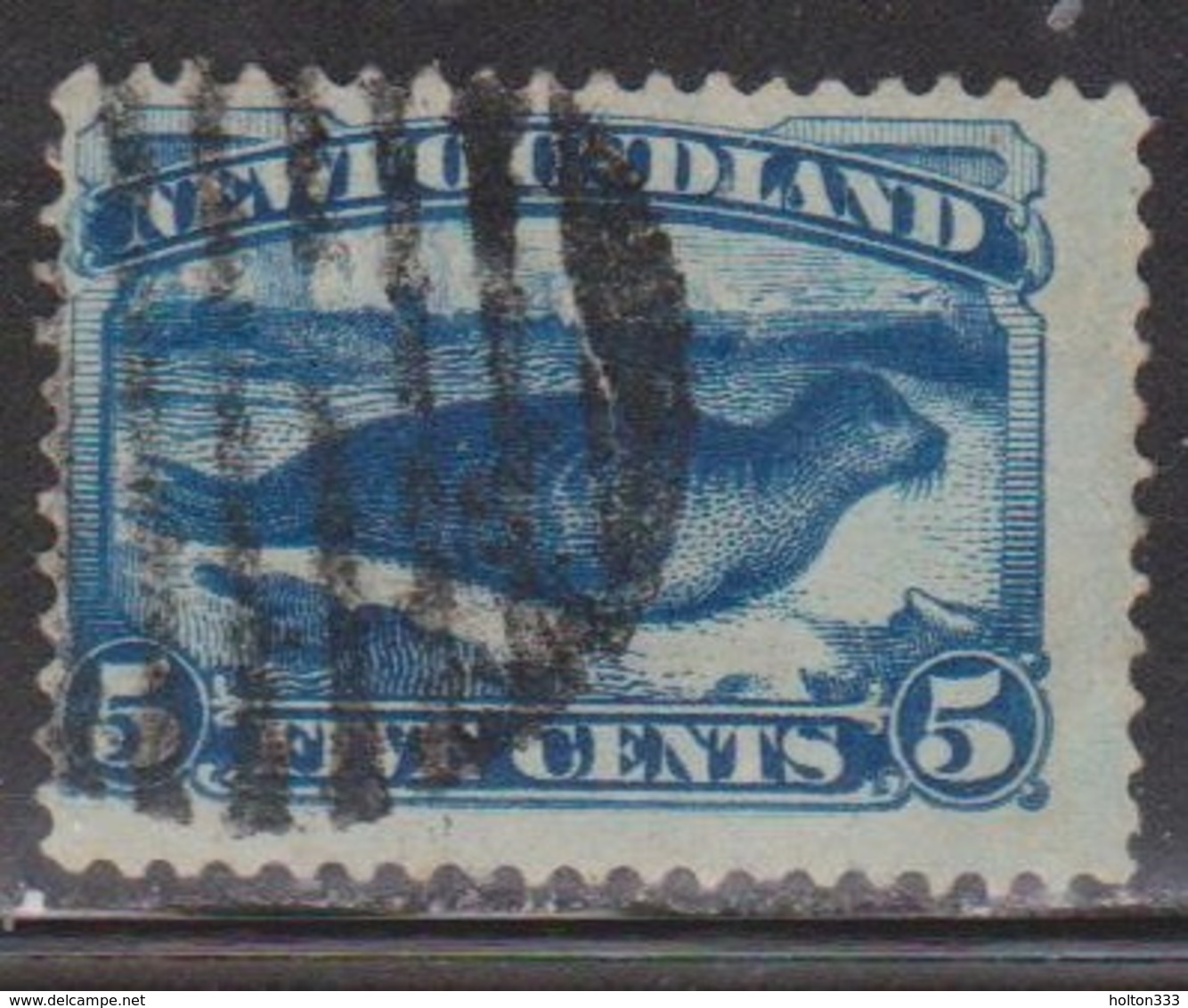 NEWFOUNDLAND Scott # 54 Used - Dark Blue Shade - 1908-1947