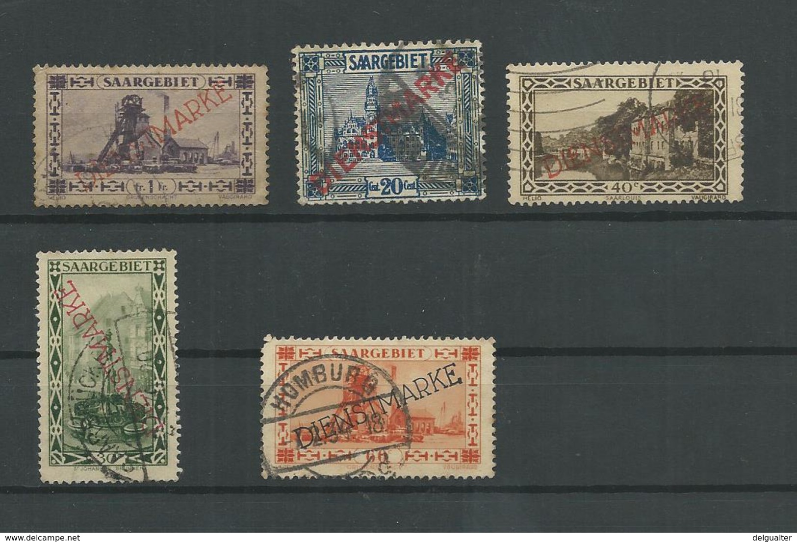 Saar Lot Stamps To Identify - Lots & Serien