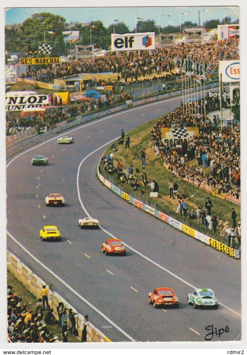 [932] LE MANS, 24 Heures. Virage Dunlop.- Automobilism, Automobilismo, - Circulée En 1976. Posted In 1976. - Le Mans