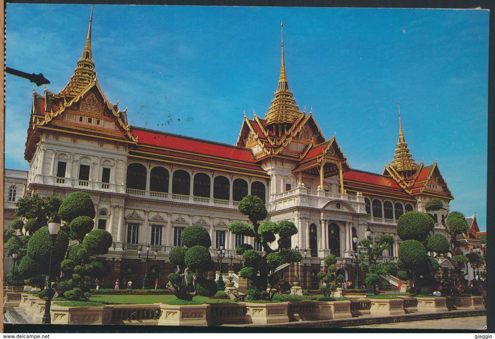 °°° 13022 - THAILAND - THE ROYAL GRAND PALACE - 1985 With Stamps °°° - Thaïland