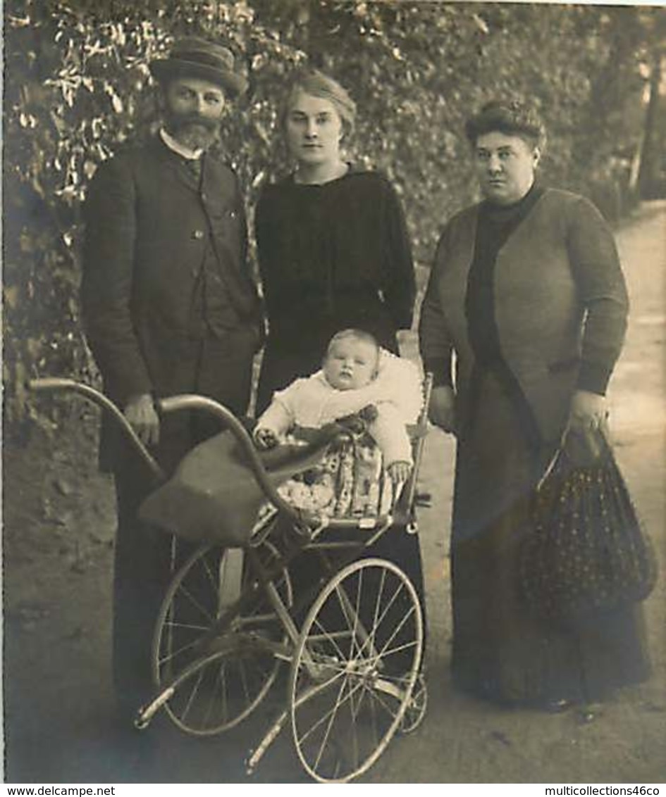 041218 - GENEALOGIE Familles DUJARDIN CAILLET - 1915 Jean DUJARDIN Vers 1 An (né En 1914) Poussette - Généalogie