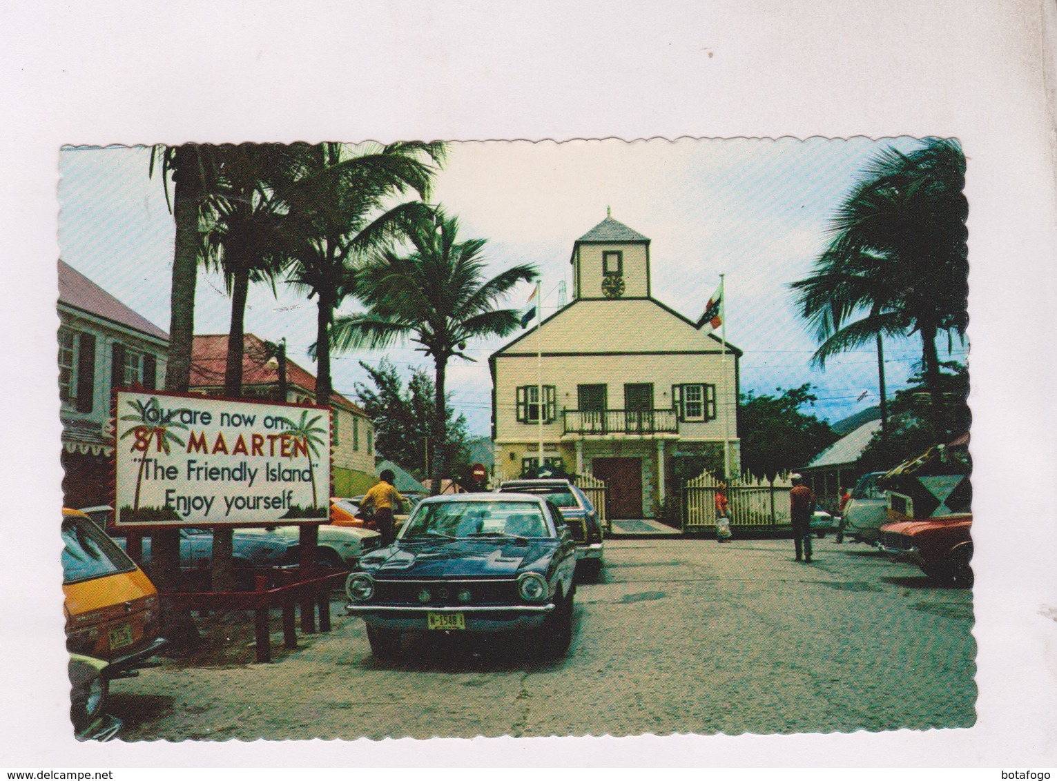 CPM ST MARTIN, (voir Timbre) - Saint-Martin