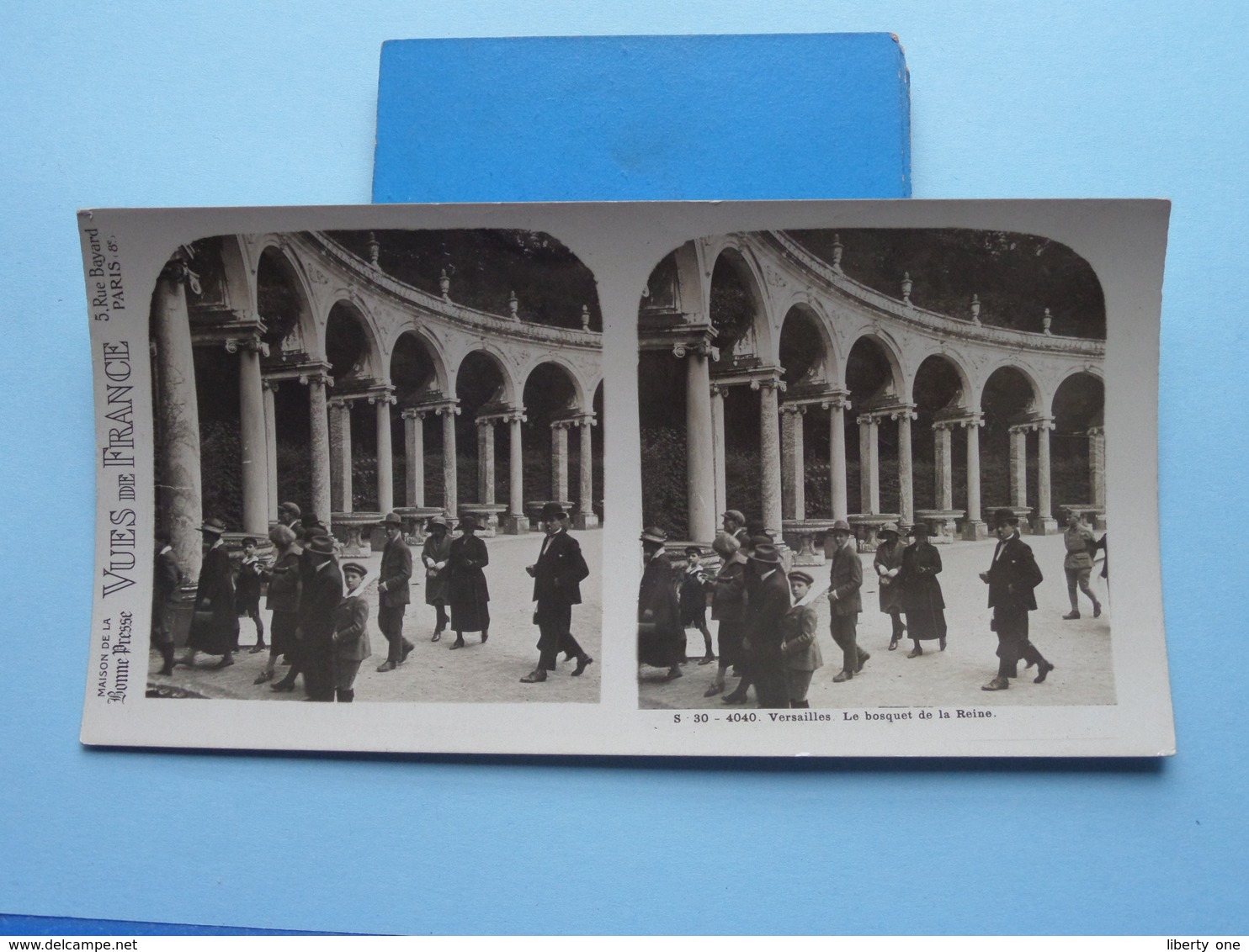 VERSAILLES : Le Bosquet De La Reine : S.30 - 4040 ( Maison De La Bonne Presse VUES De FRANCE ) Stereo Photo ! - Stereoscopic