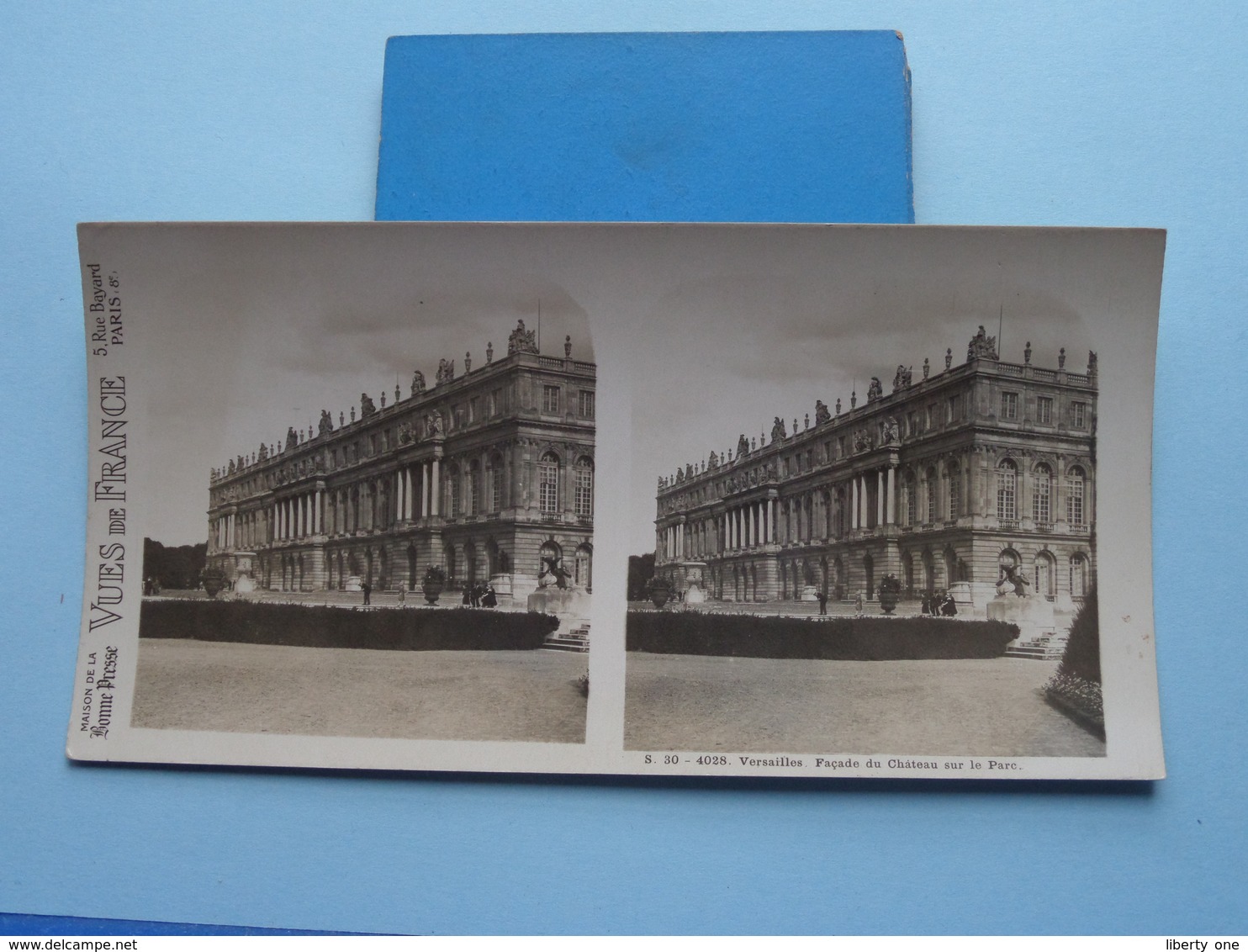 VERSAILLES : Façade Du Château Sur Le Parc : S.30 - 4028 ( Maison De La Bonne Presse VUES De FRANCE ) Stereo Photo ! - Photos Stéréoscopiques