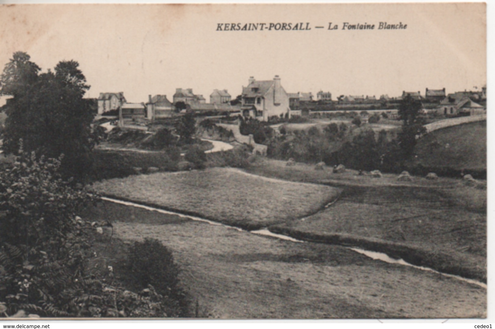 KERSAINT PORSALL  LA FONTAINE BLANCHE - Autres & Non Classés