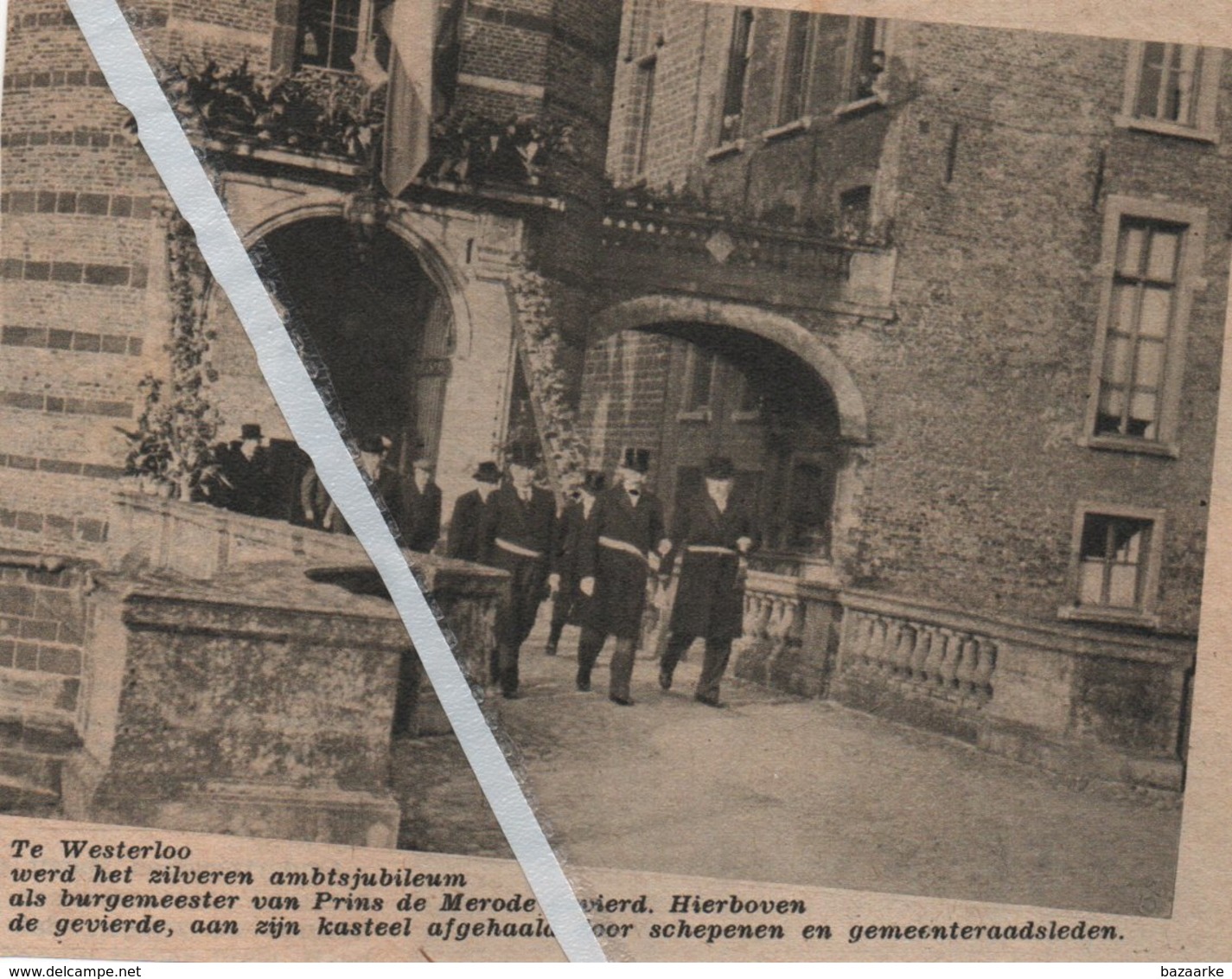 WESTERLO..1938.. ZILVEREN AMTSJUBILEUM ALS BURGEMEESTER PRINS De MERODE - Unclassified