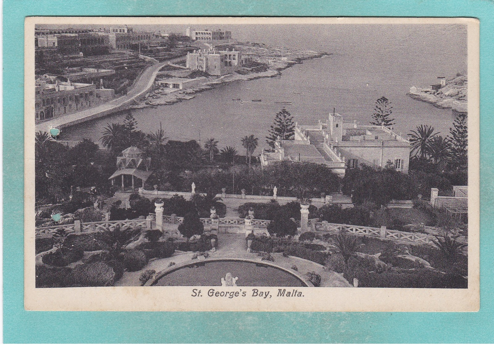 Old Post Card Of St. George`s Bay,Malta,R86. - Malta