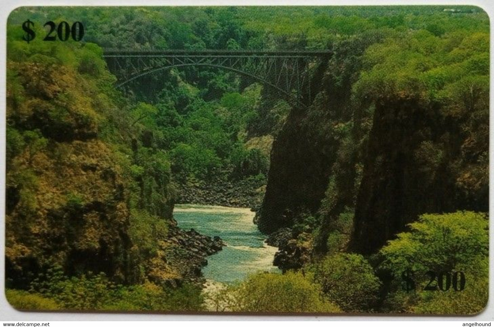 Zimbabwe $200 " Bridge Over Zambezi " - Simbabwe