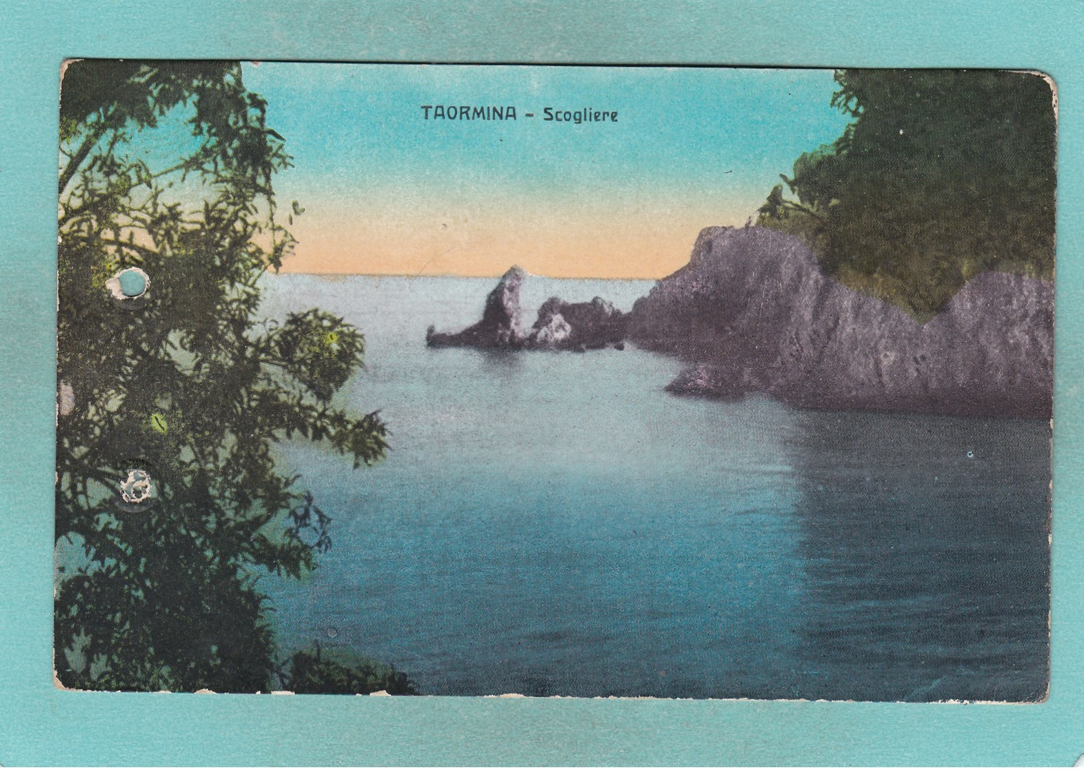 Old Post Card Of Taormina, Sicily, Italy ,R86. - Other & Unclassified
