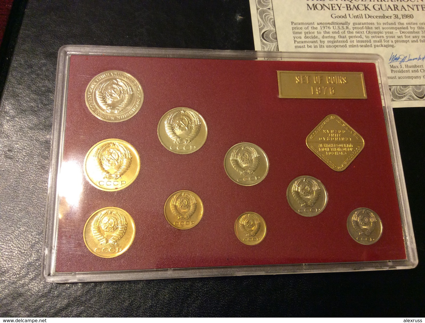 Russia/USSR 1976, Proof-Like Mint Set, VF-XF UNC Leningrad Mint !! See Pics !! - Russland