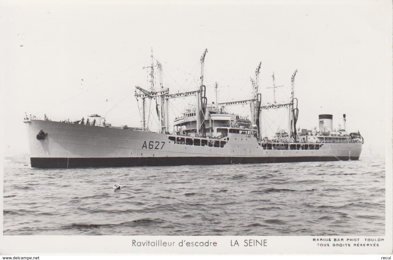 BATEAUX De GUERRE - Ravitailleur D'escadre LA SEINE - Warships