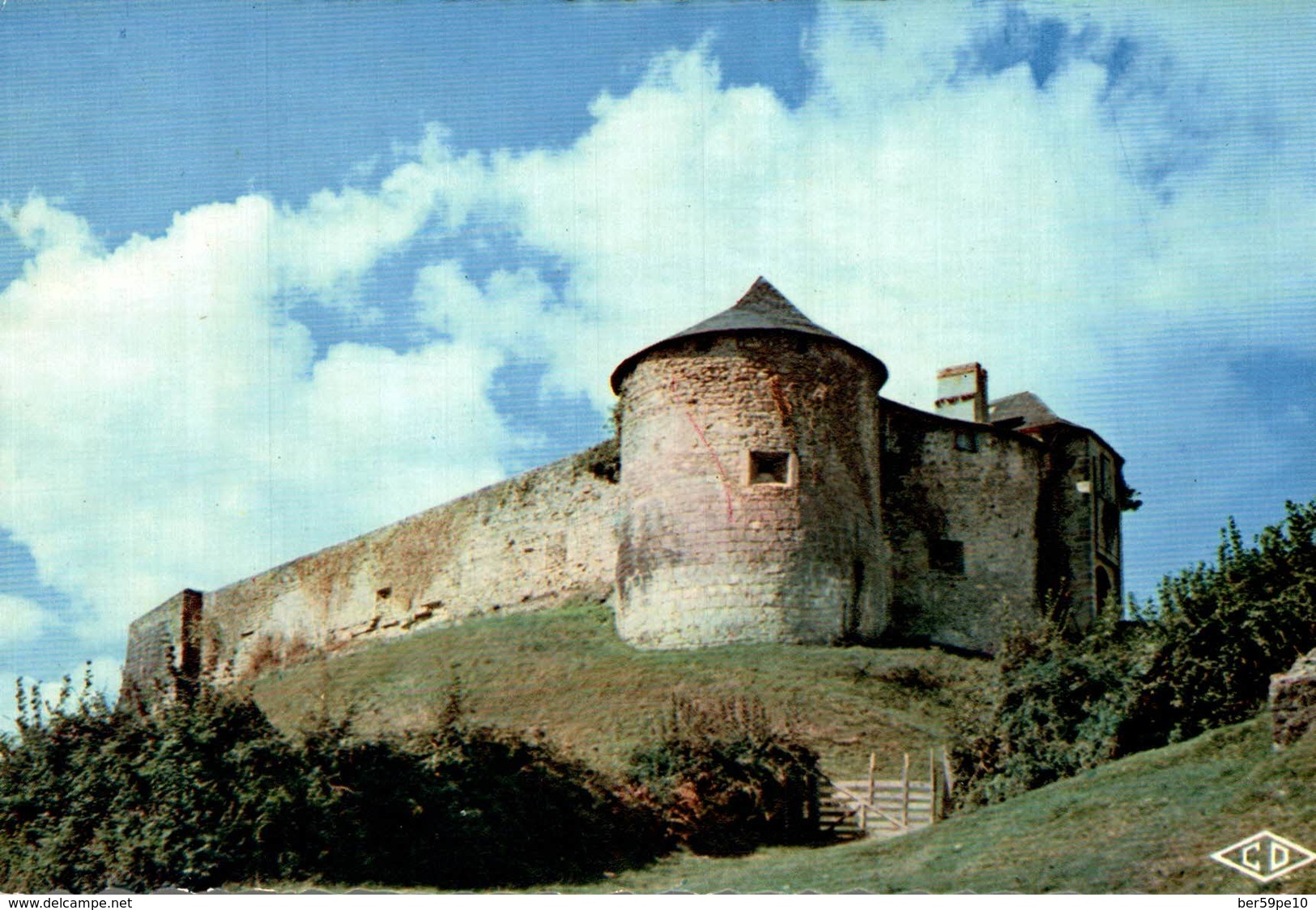 65 MAULEON  LA FORTERESSE  AU FAITE DE LA COLLINE - Mauleon Barousse