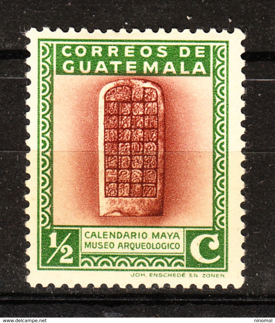Guatemala  -  1939.  Calendario Maya. Mayan Calendar. MLH - Archeologia