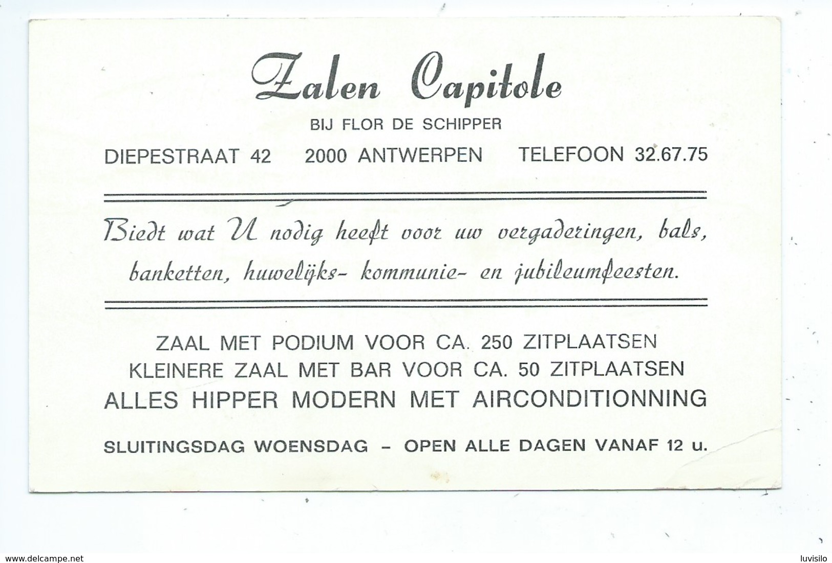 Antwerpen Anvers Zalen Capitole - Antwerpen