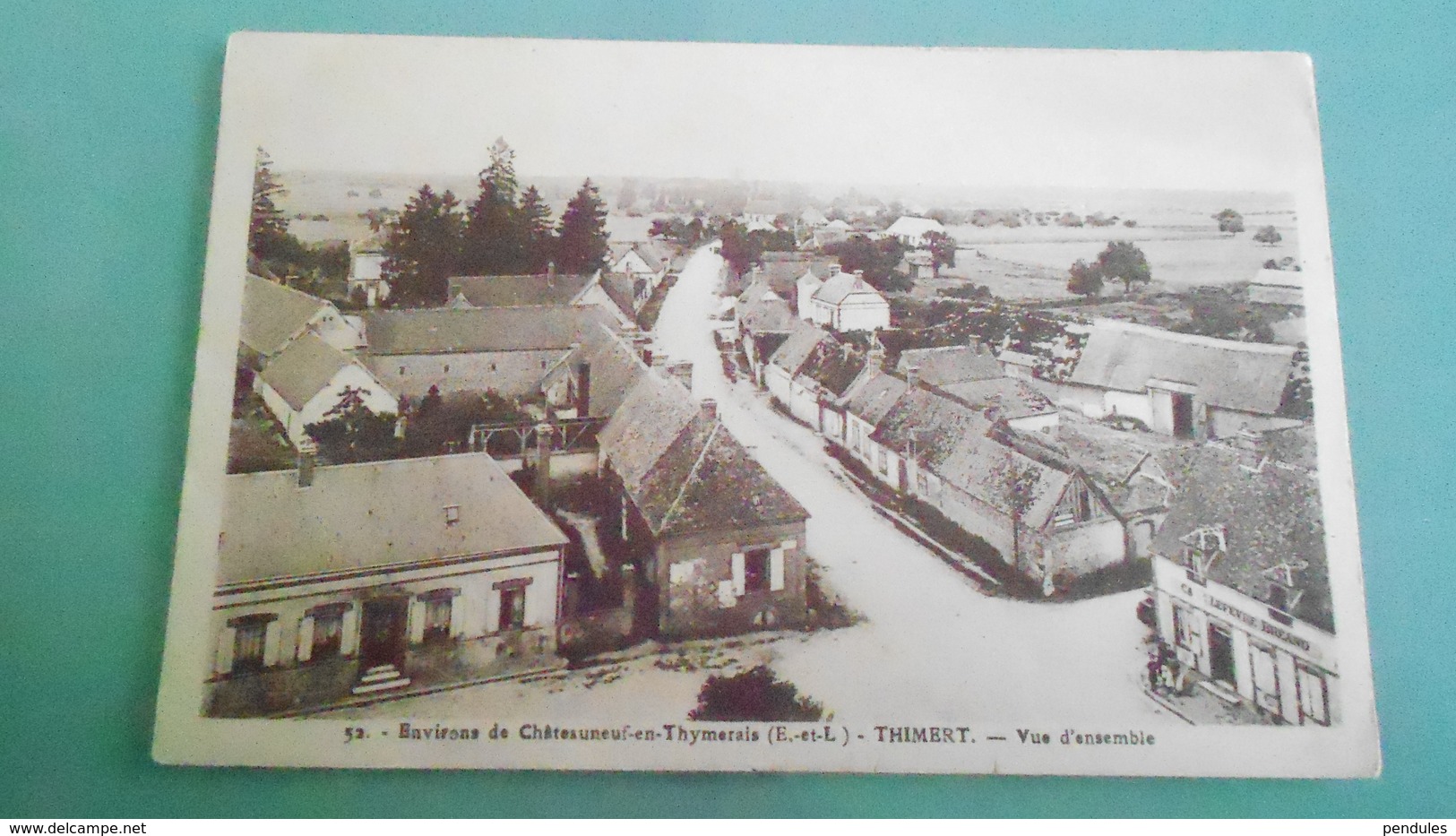 28	CARTE DE 	CHATEAUNEUF ENTHYMERAIS	N° DE CASIER 	1273 M - Autres & Non Classés