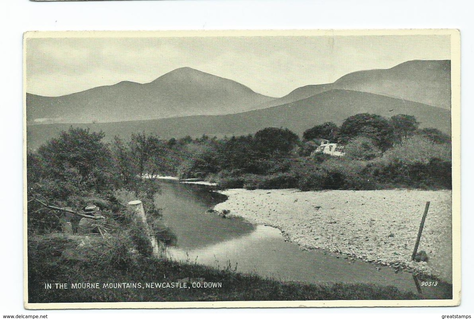 Irelalnd Postcard Valentines Unused. Rp In The Mourne Mountains   Newcastle  County Down - Down