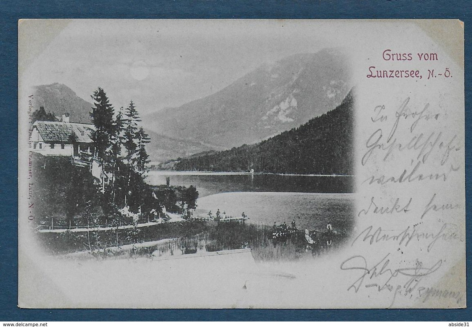 Gruss Aus LUNZERSEE - 1898 - 2 Scans - Lunz Am See