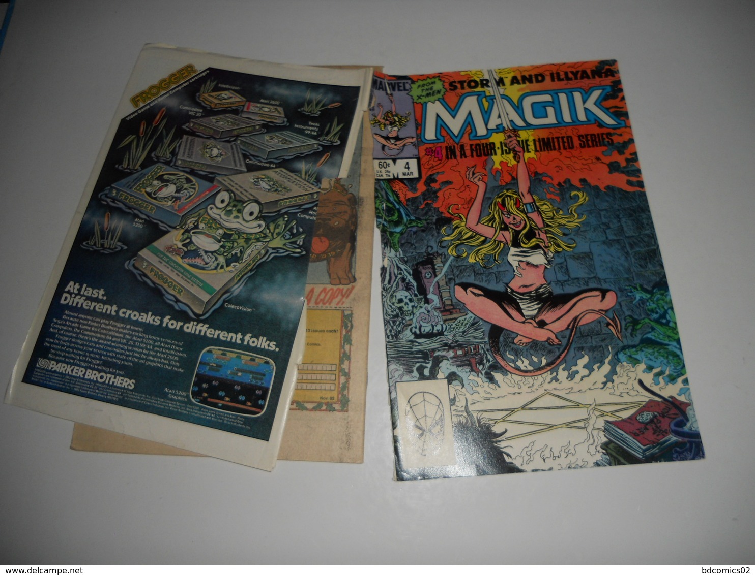 Magik N° 4 ( V.O. 1984 X-Men ) ** Cover Brett Blevins ** Newsstand Edition - Marvel